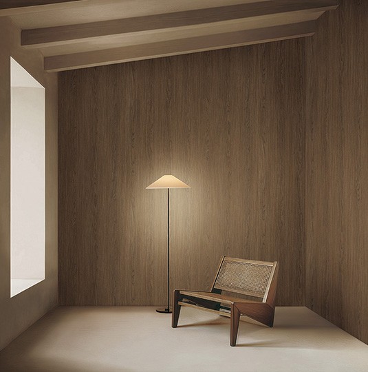 SPW12 White Oak Interior Film in a real interior setting